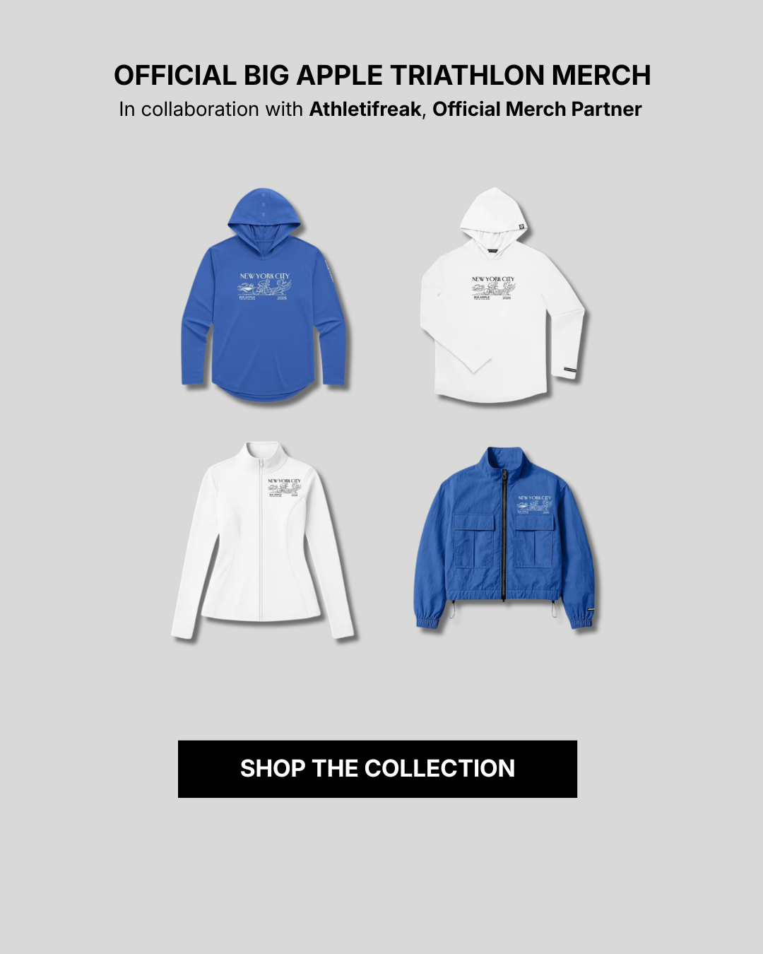 AthletiFreak x Big Apple Triathlon collection